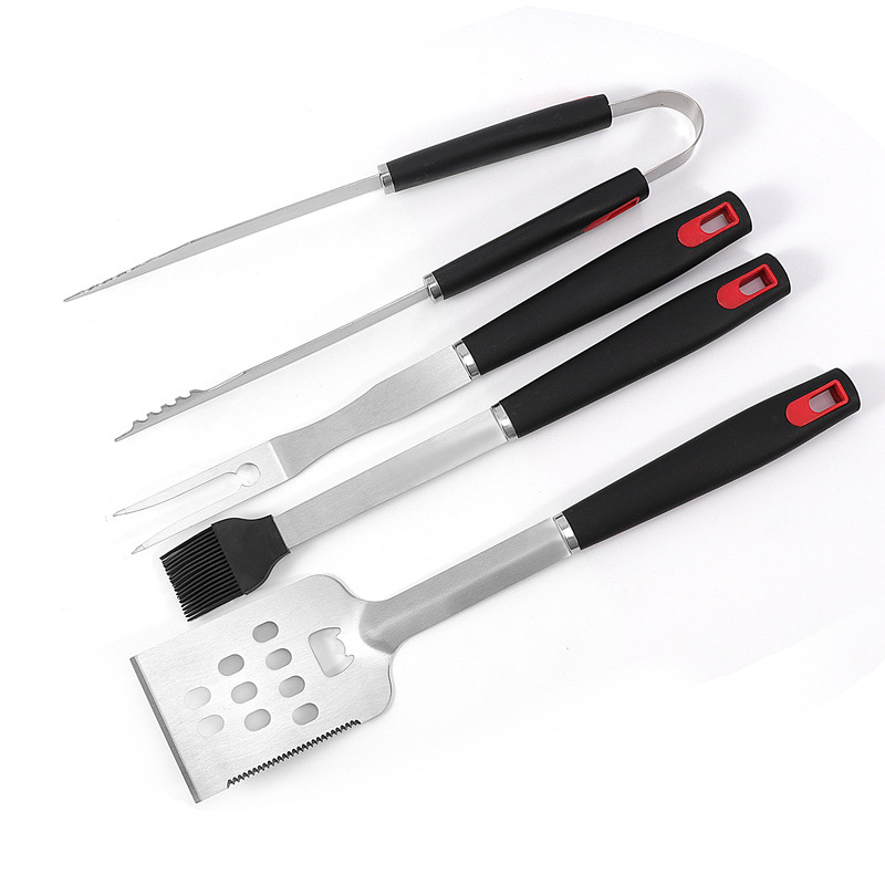 Multi-functional shovel, fork, sweep, clamp and grill set details Picture
