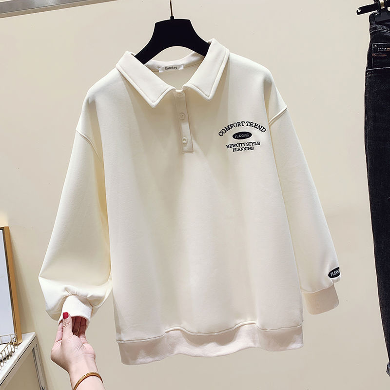Pure Cotton Vintage Day Stand Collar Embroidery Hoodie Female 2023 Autumn And Winter New Thin Style College Style Top Students Application Scenario