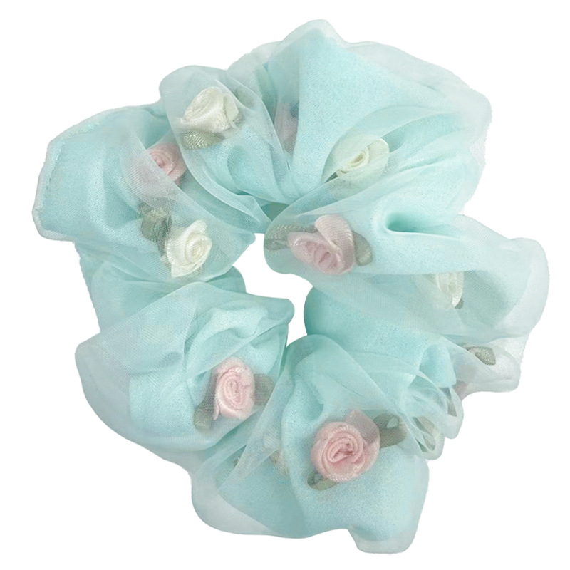 Double Mesh Yarn Floral Head Cord Senior Feeling Ball Head Large Hair Band Women's Hair Adult Super Fairy Fascinator Item Picture