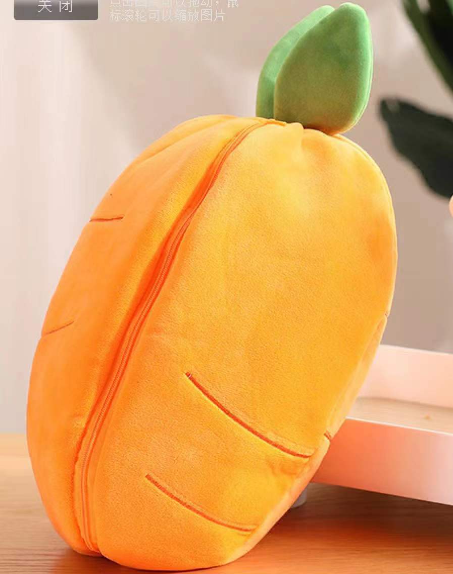 Strawberry Rabbit Doll Transformed Into A Small Rabbit Doll Doll Carrot Rabbit Plush Doll Girl Sleeping Pillow Application Scenario