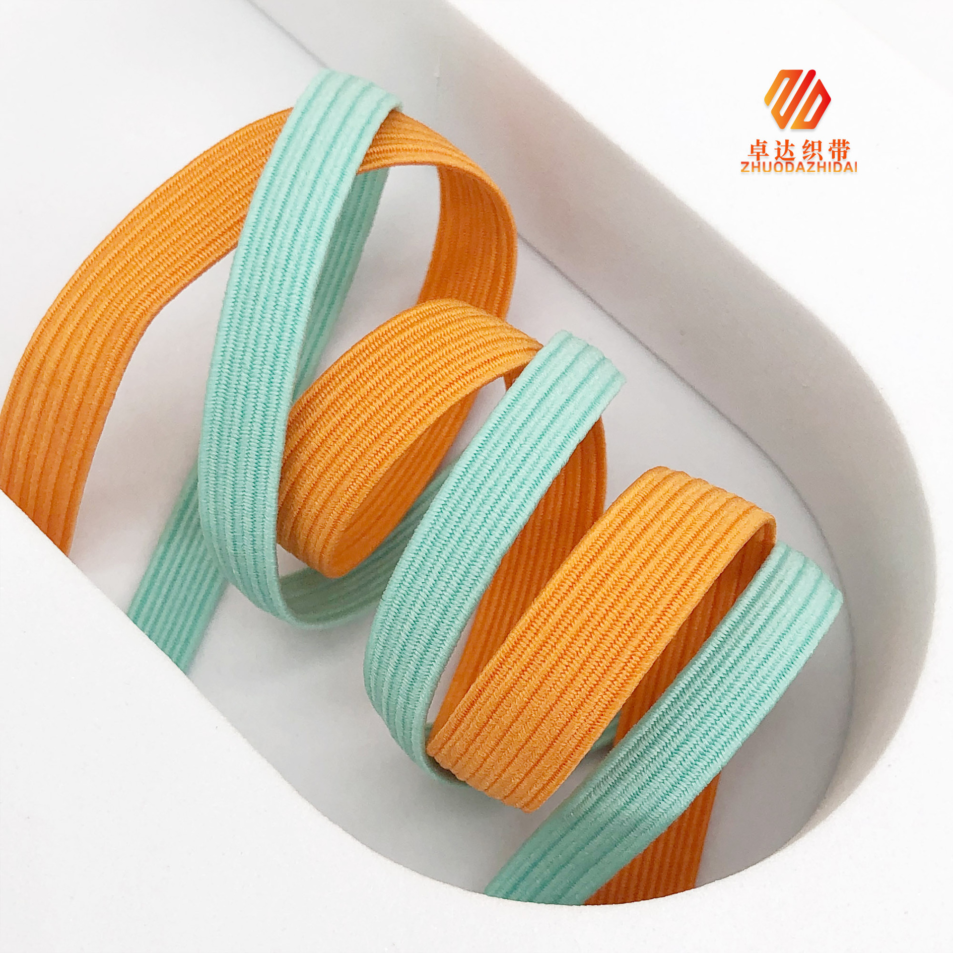 Spot 347 Color 0.3~1Cm Zouma Elastic Polyester High Elastic Rubber Rain Gear Rubber Band Polyester Bag Flat Webbing Application Scenario