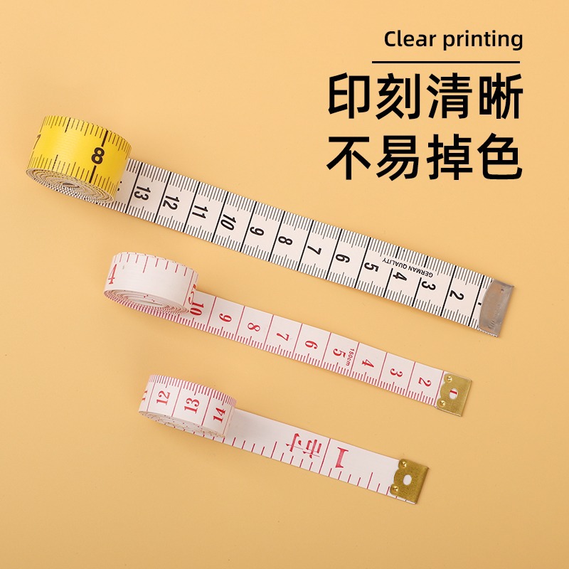 Thickened Soft Tape Measure Of 1.5 Meters, Tools For Measuring Measurements, Tailor Tools, Rulers, Clothing Rulers, Leg Measurements, Arm Measurements, And Roll Measurements, Rulers For Measurement details Picture