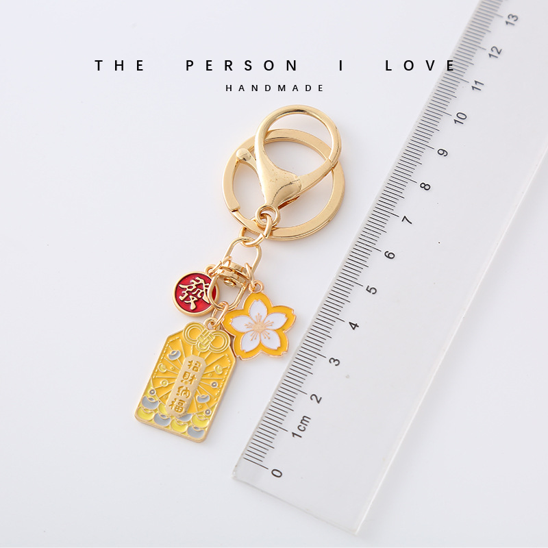 钥匙扣/拉布布/labubu/吃鸡锁匙扣/车钥匙环钛钢产品图