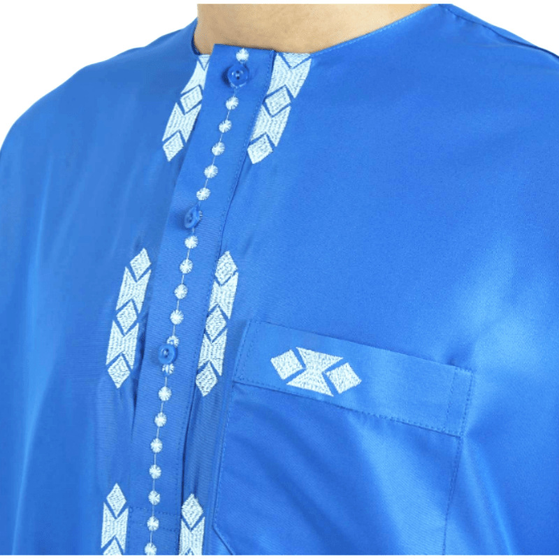 Wkf-32 Morocco pure color embroidered robe source on Amazon Ebay cross-border wholesale platform Specification drawing
