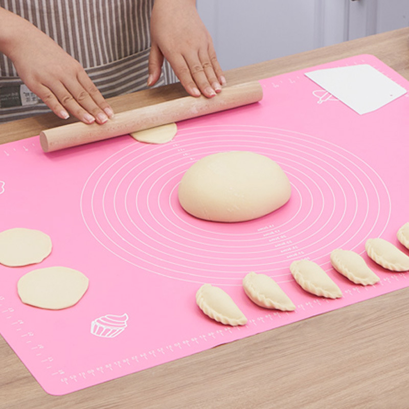 加厚硅胶揉面垫子硅胶垫食品级硅胶案板烘焙面垫擀面垫多功能垫子详情图1