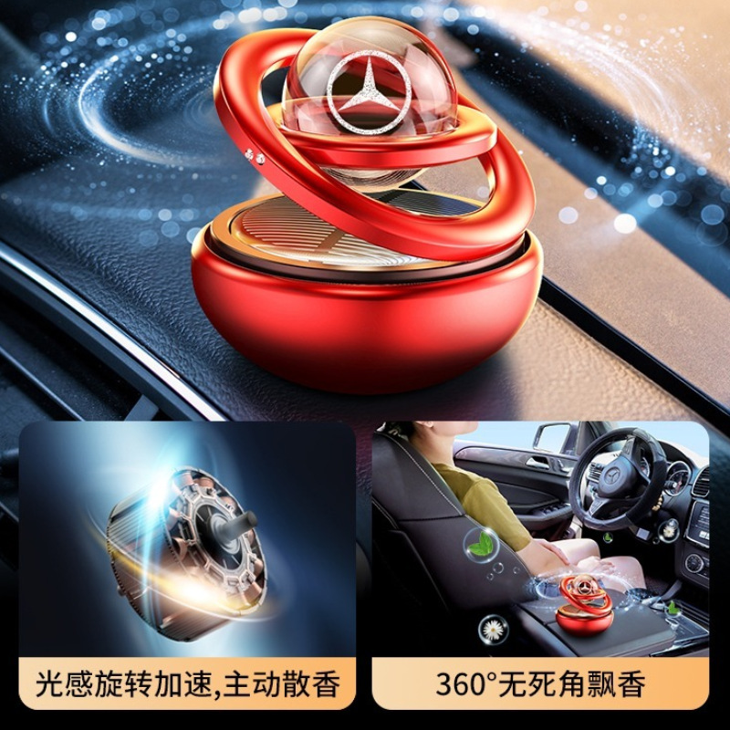 车载香薰/太阳能充电/汽车香水产品图