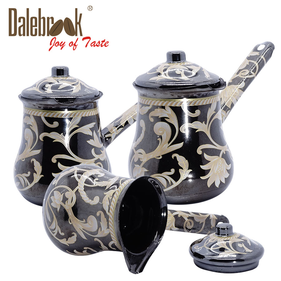 Dalebrook Coffee Cup Plastic Electric Stirring Cup 3-Piece Set With Lid Hand Coffee Pot Set Coffee Utensils