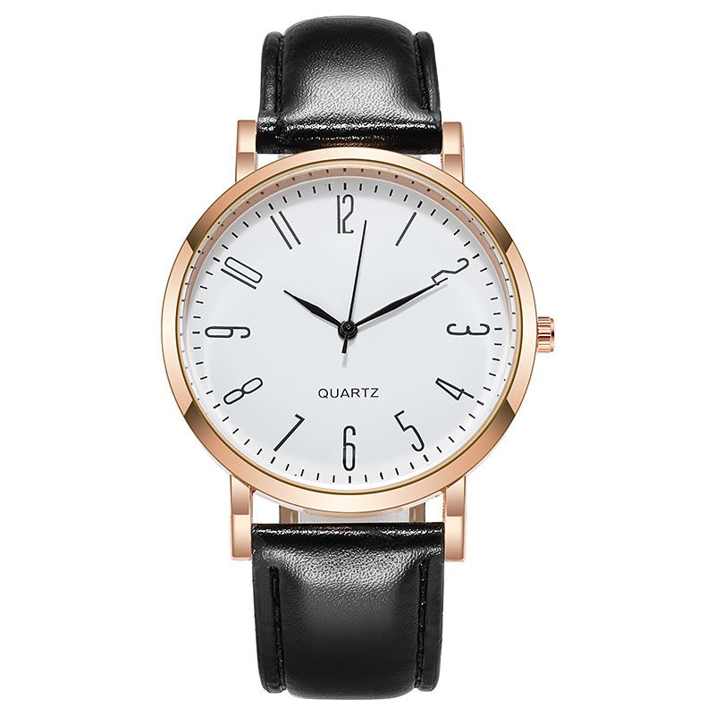 Casual men's business digital dial leather strap watch Men's watch live broadcast watch Item Picture