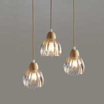 Retro Garden Japanese Wabi-Sabi restaurant bar glass chandelier balcony porch bedside Nordic cafe lighting