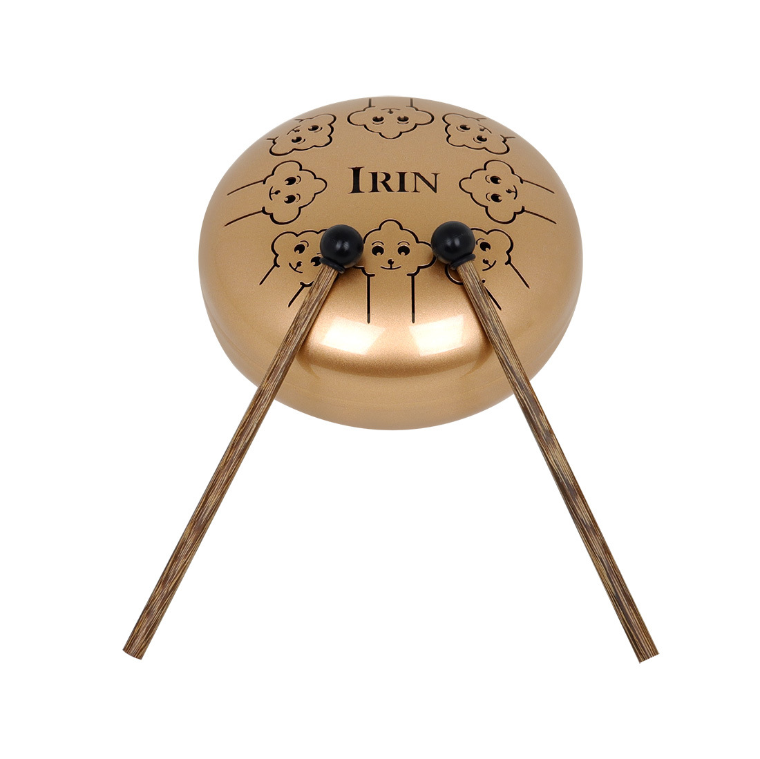 小鼓/指琴/文创礼品/益智玩具/乐器产品白底实物图