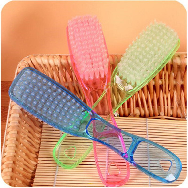 In stock: crystal transparent large shoe brushes, multi-functional laundry brushes, soft-bristled brushes, cleaning brushes, floor promotion and street stall supplies