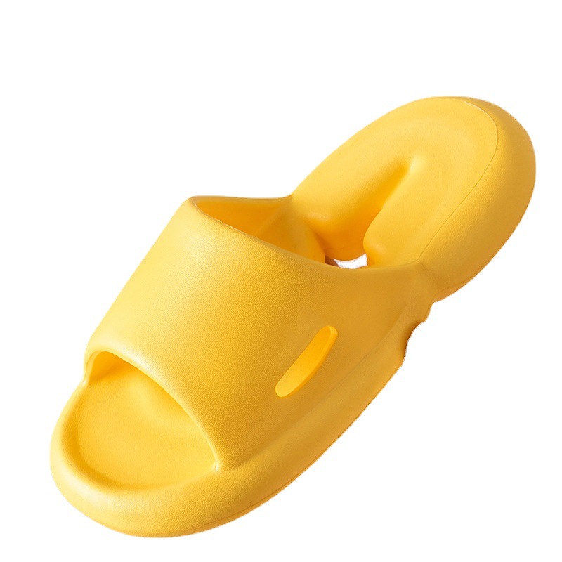 Slip-On Slippers Women's Summer Indoor Home For Couples With Non-Slip Silent Platform Bath Slippers Item Picture