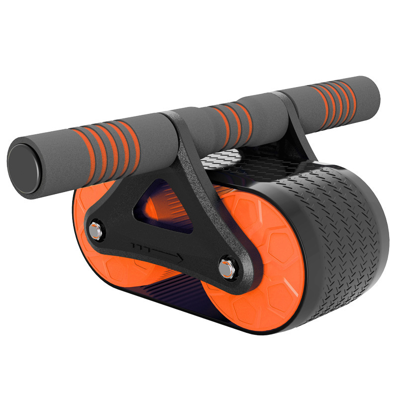 Automatic rebound abdominal wheel, a beginner's abdominal muscle contraction fitness device