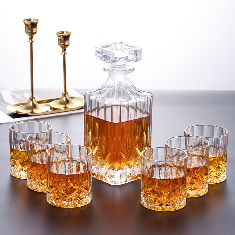 拜杰威士忌酒樽套装玻璃洋酒杯6个装烈酒杯创意啤酒杯现货批发图