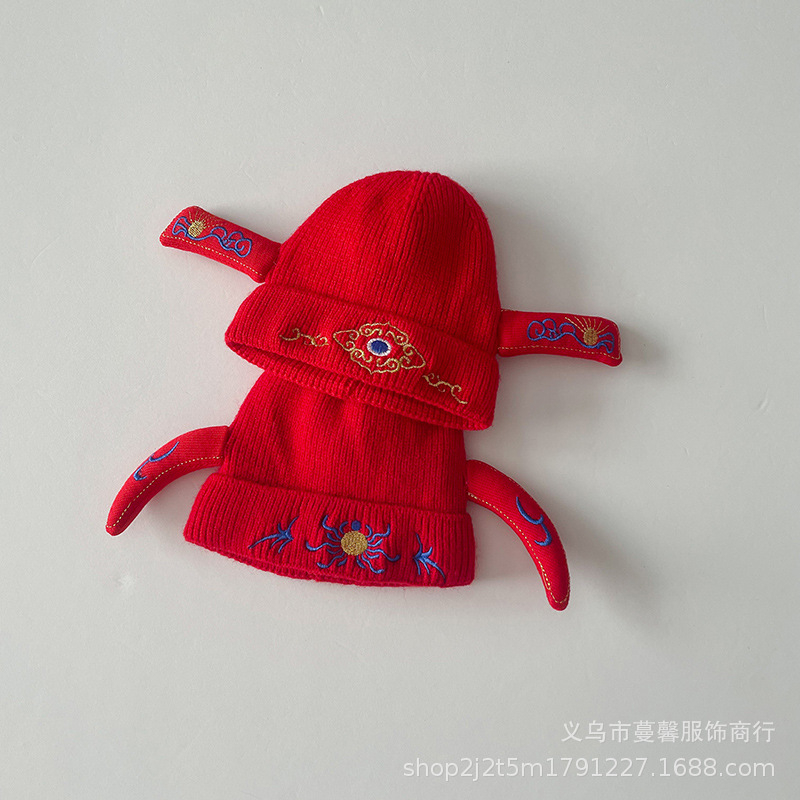 婴儿帽子秋冬细节图