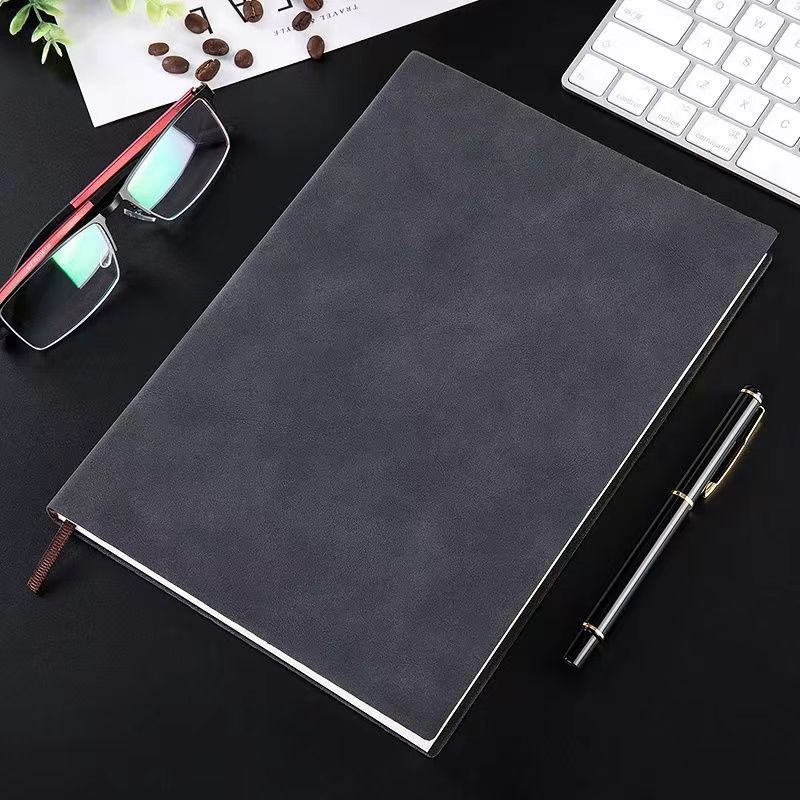 Wholesale of A5 notebook custom gift box sets, business gift boxes, A6 soft leather notebooks, and B5 notebooks in stock details Picture