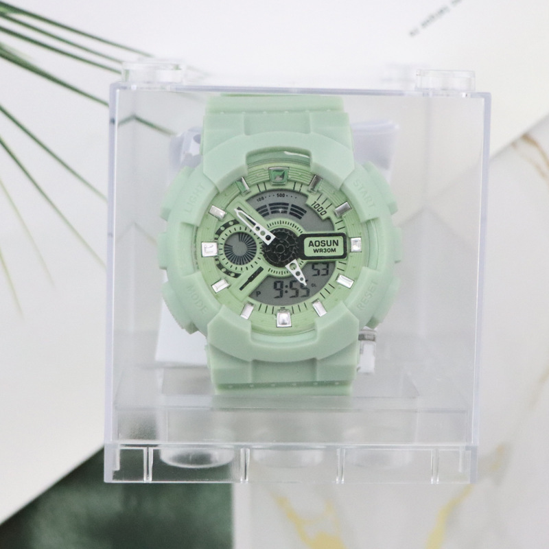 The 2021 new summer Unicorn ins dual-movement watch for men and women, a simple and elegant water-resistant watch for primary and secondary school students Specification image