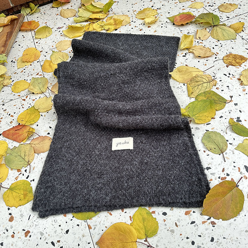 Factory Wholesale Winter New South Korean Knitted Thick Warm Scarf For Men And Women Of The Same Solid Color Wool Scarf Application Scenario