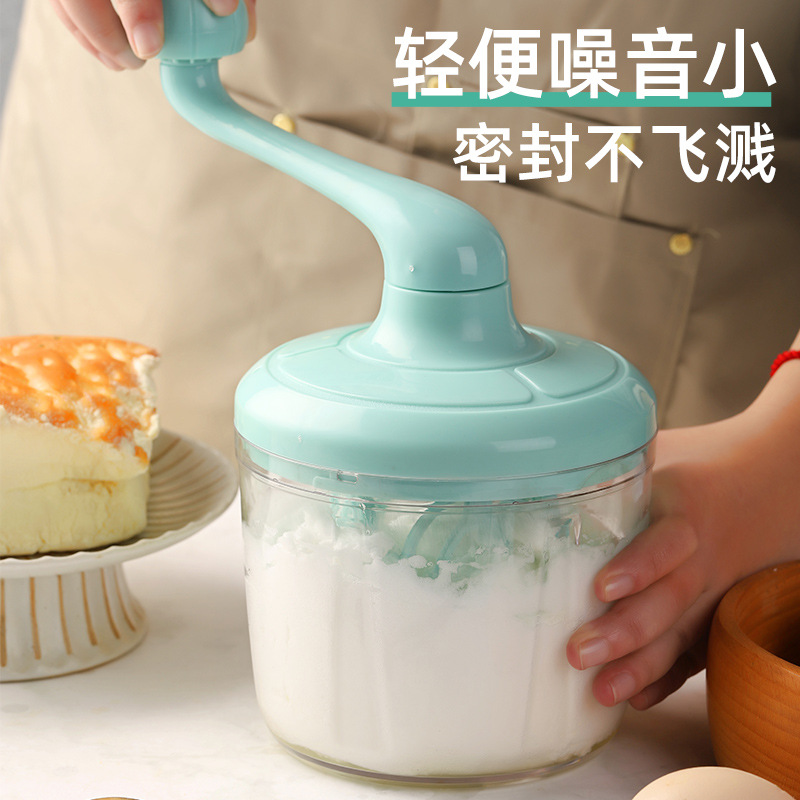 厂家直销奶油打发器手动家用蛋糕打奶器甩蛋神器半自动小型打蛋器 Application Scenario