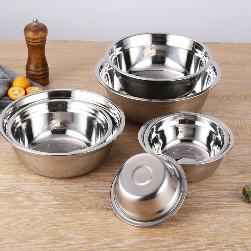 Stainless Steel Thickened Soup Dish Disk Hotel Household Dish Multi-Purpose Soup Dish Canteen Restaurant Food Butterfly Stall Supply Application Scenario