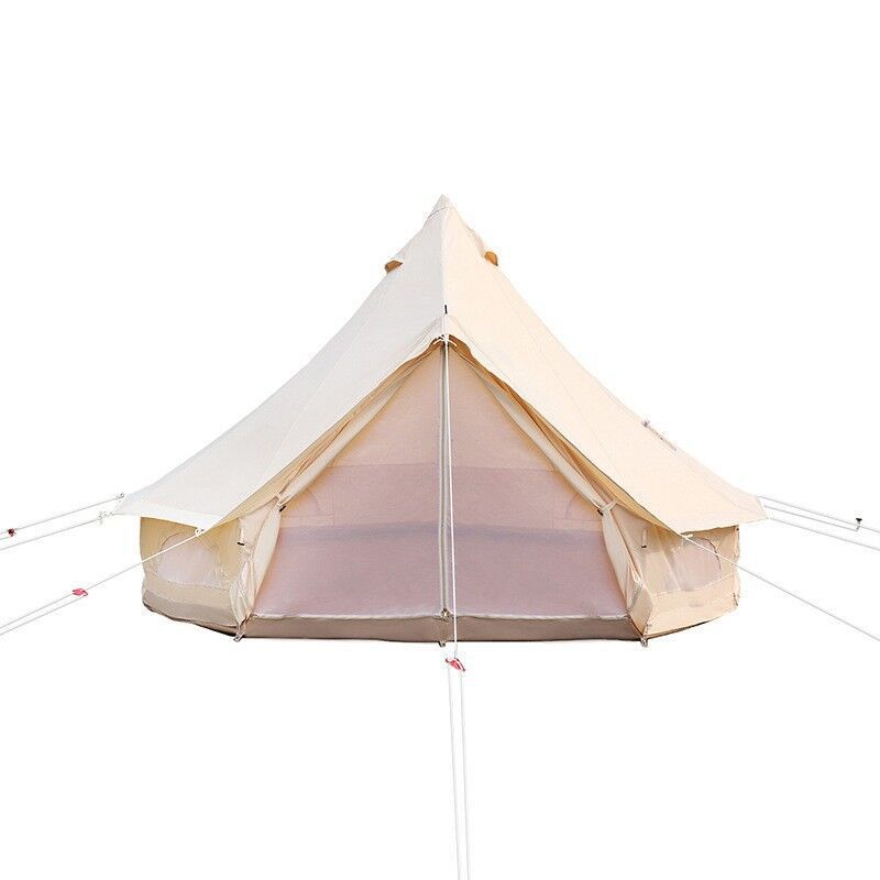Outdoor light luxury camping site tent, pyramid picnic hotel, cotton yurt, rainproof and sunshade tent Item Picture