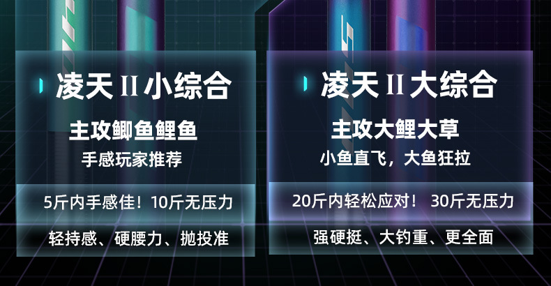 创威凌天二代钓鱼竿手杆超硬碳素鲤鱼竿鲫鱼竿台钓竿渔具默认项详情10