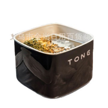 High-appearation-level desktop tea bucket, office uncovered classified garbage box, mini living room wastebasket, tea draining bucket Item Picture