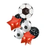 Cross-border best-selling children's birthday theme party balloon boy football set balloon Aluminum film balloon Application Scenario