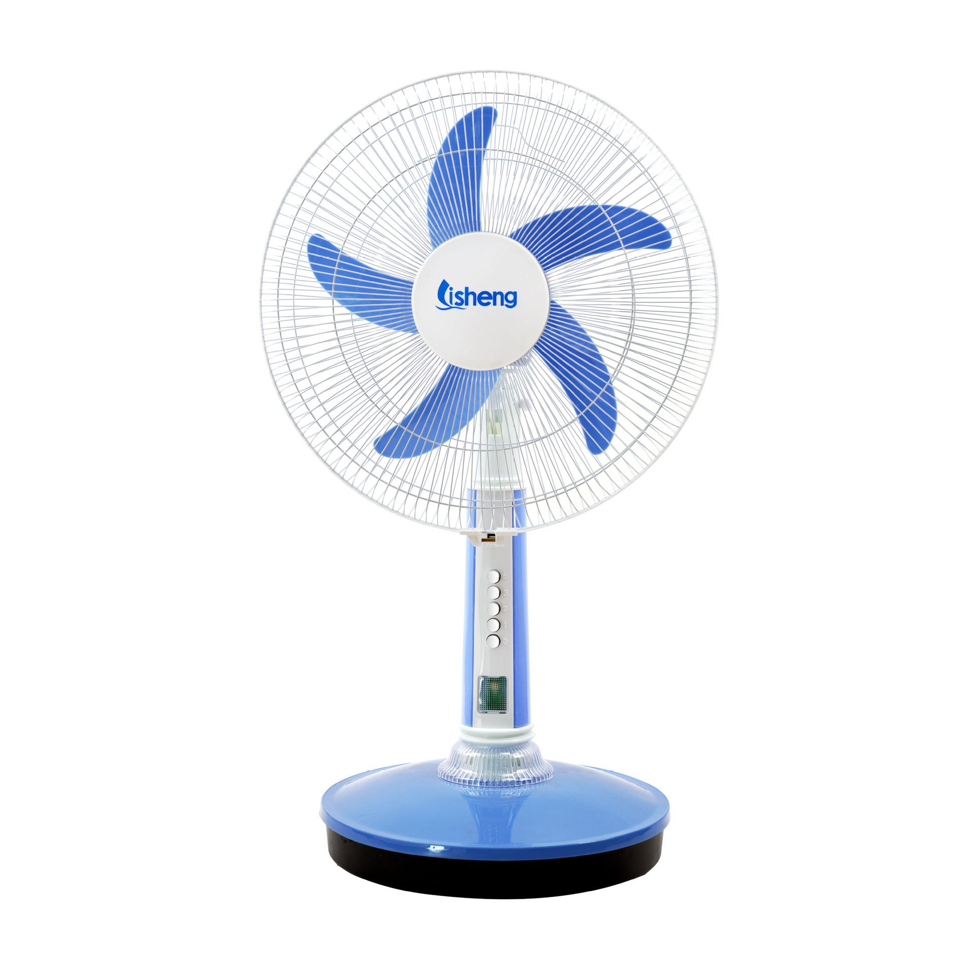 AC/DC fan: 12-volt 16-inch DC charging floor fan with emergency led light, dual-purpose floor fan details Picture