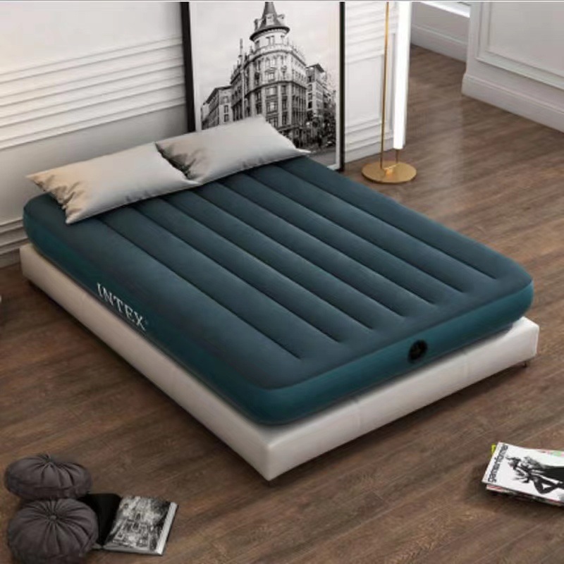 INTEX64731 植绒充气床垫便携式床垫充气玩具居家地铺床垫详情图2