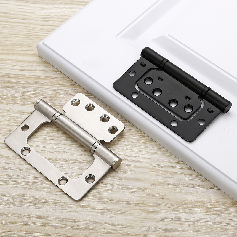Stainless Steel Flat Hinge Thickened Silent Korean Bearing Loose-Leaf Hinge Korean Version 4 Inch Hinge details Picture