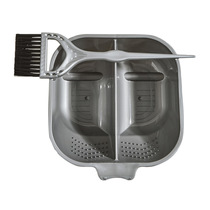 Oil Hair treatment kit Oil Hair treatment bowl Hair dye comb two-piece dye paste pour mold bowl Hairdressing supplies