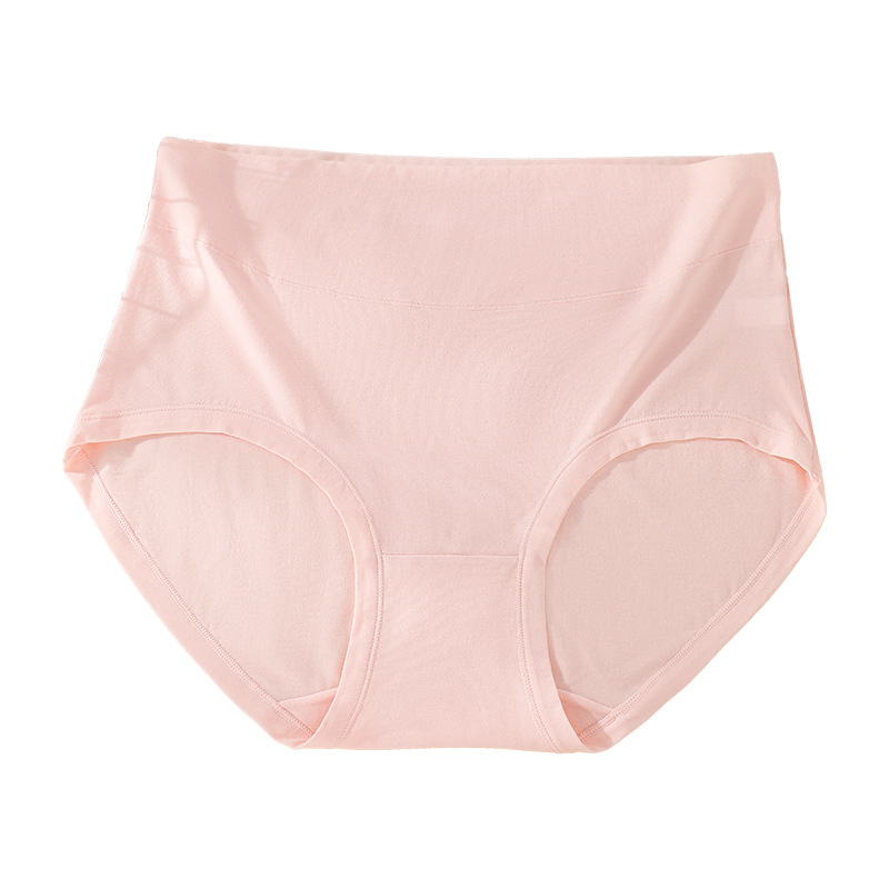 Red Large Size Pure Cotton Women's Underwear Wholesale Plus Fat Plus Mother High Waist Belly Briefs Item Picture