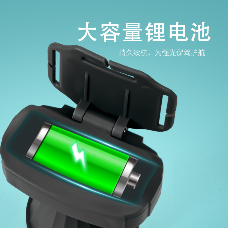 The Xingniubao original manufacturer's lithium battery LED charging headlamp is compact, long-lasting, and suitable for cross-border outdoor fishing and rubber tapping details Picture
