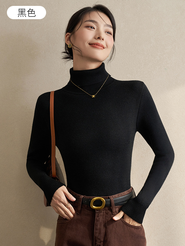 女式羊毛衫实物图