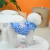 Pet clothing autumn and winter new collection: Teddy cotton skirt, Pomeranian small dog clothes, dog clothes, cat, All Heart Dot cotton clothes Specification image