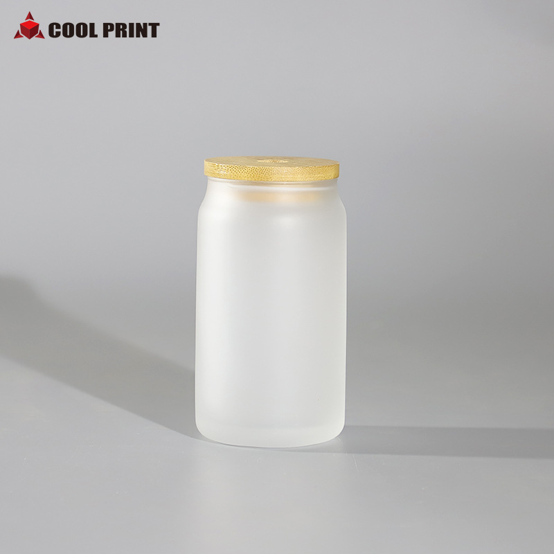 16oz heat transfer Coke glass with straw cold drink cup creative heat sublimation Coke glass cup can be printed with logo Item Picture