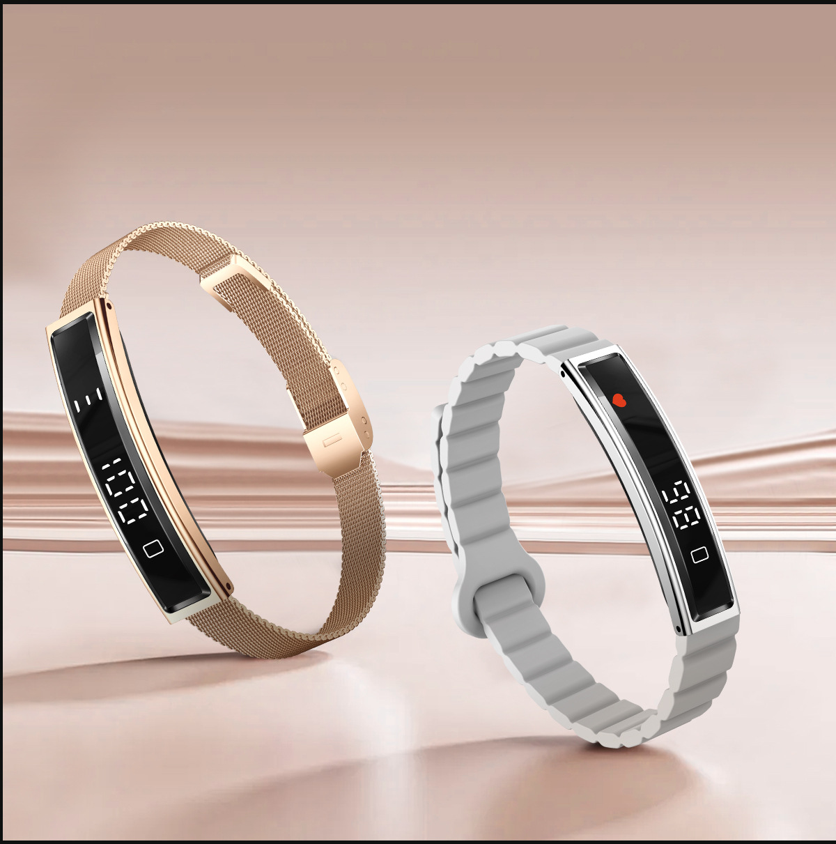 新款B3心率血氧睡眠运动卡路里遥控拍照防水女性运动健康手链手环详情19