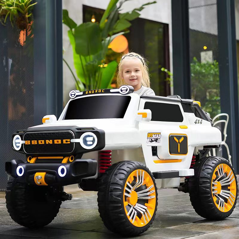 皮尔斯大型儿童电动车四轮汽车双人可坐大人越野遥控玩具车超大号四驱车详情图3