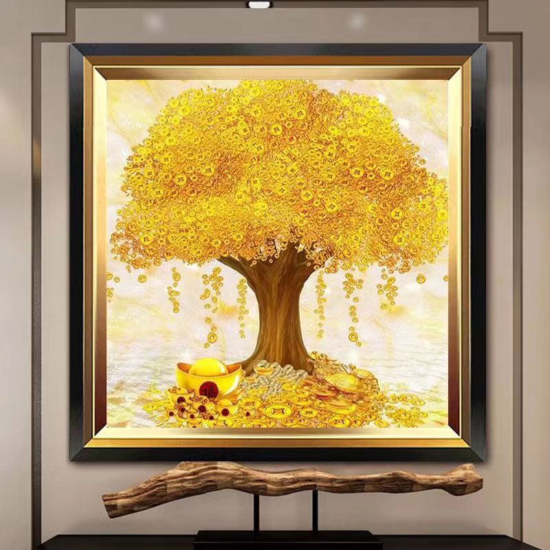 钻石画、皮画实物图