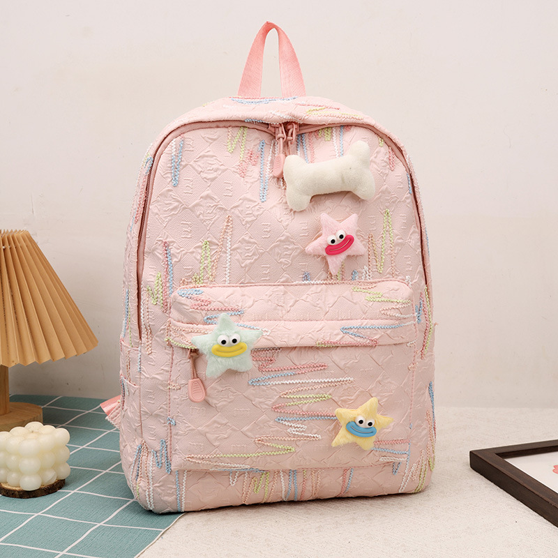 双肩包/背包/大学生书包女/双肩背包/双肩背产品图