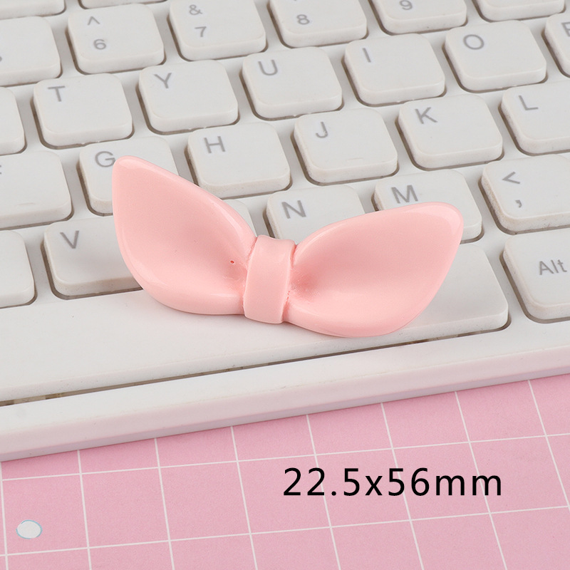New bow tie, bow tie resin jewelry accessories, diy phone case storage box, headwear patch materials wholesale Specification image