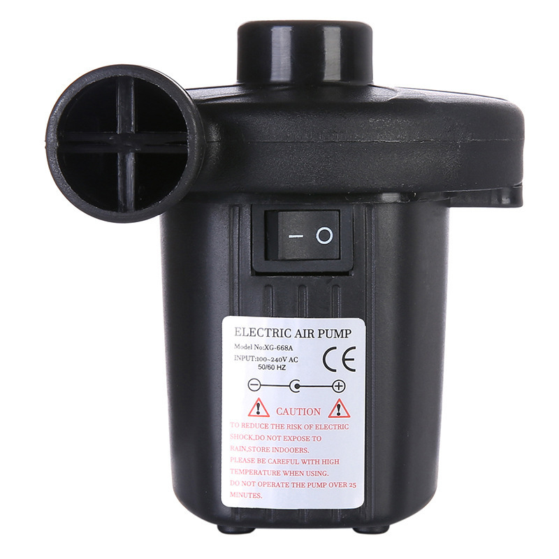 Household 220v electric pump rubber boat inflatable bed pool vacuum compression bag electric pump inflatable dual purpose air cylinder details Picture