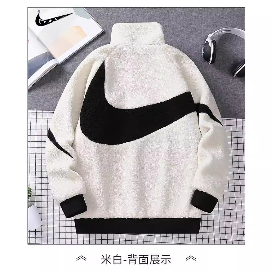 Cross-border men's clothing 2024 winter double-sided lambskin cotton-padded jacket for men, a trendy brand for warm couple cotton-padded jackets and jackets for women Item Picture