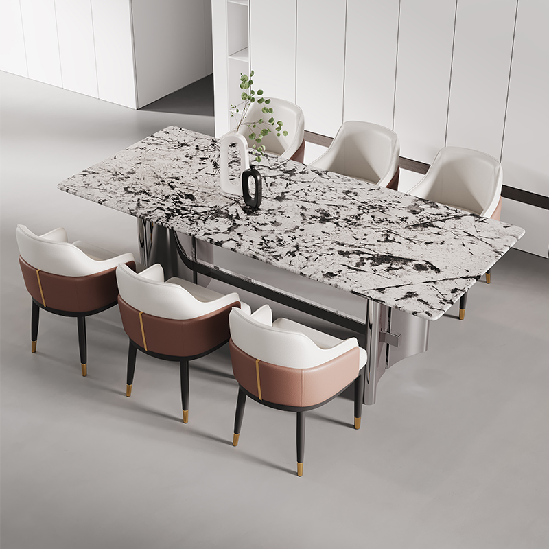 意式餐厅椅猫爪皮革餐桌凳子靠背现代高级感酒店简约洽谈椅极简凳子家具餐椅复古椅子椅子详情图3