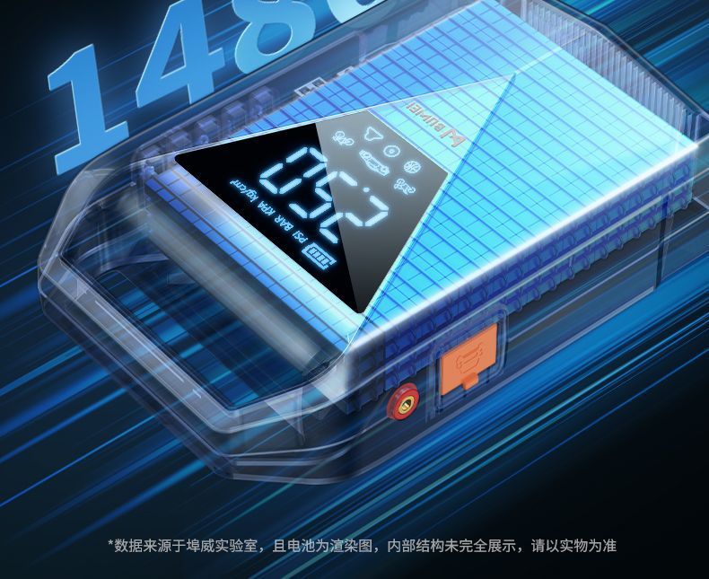 埠威汽车应急启动电源无线充气泵一体机车载打火强启电瓶亏电应急救援用品详情27