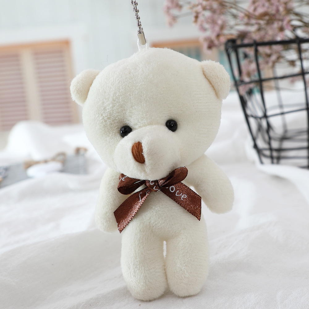 Teddy Conjoined Bear Doll Bear Doll Keychain Pendant Plush Toy Doll Teddy Bear Doll Specification drawing