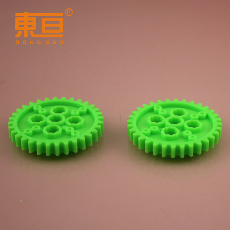 BJCP327Ar Soft green octagonal tooth plate soft tooth plate building block soft tooth plate octagonal hole thick tooth plate