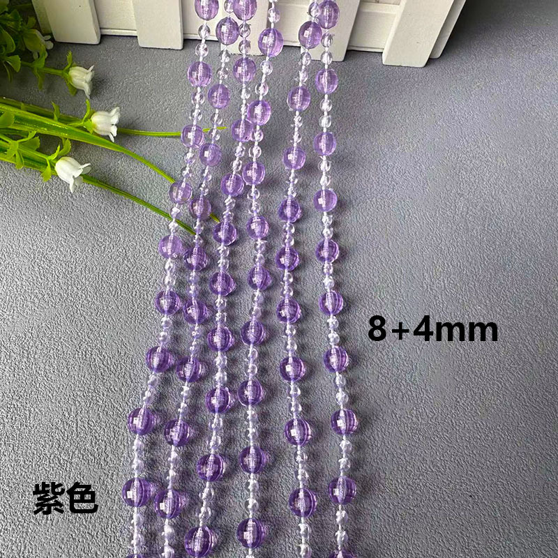 亚克力珠帘线帘婚庆路引水晶串婚礼现场舞台吊顶装饰diy门帘隔断详情26