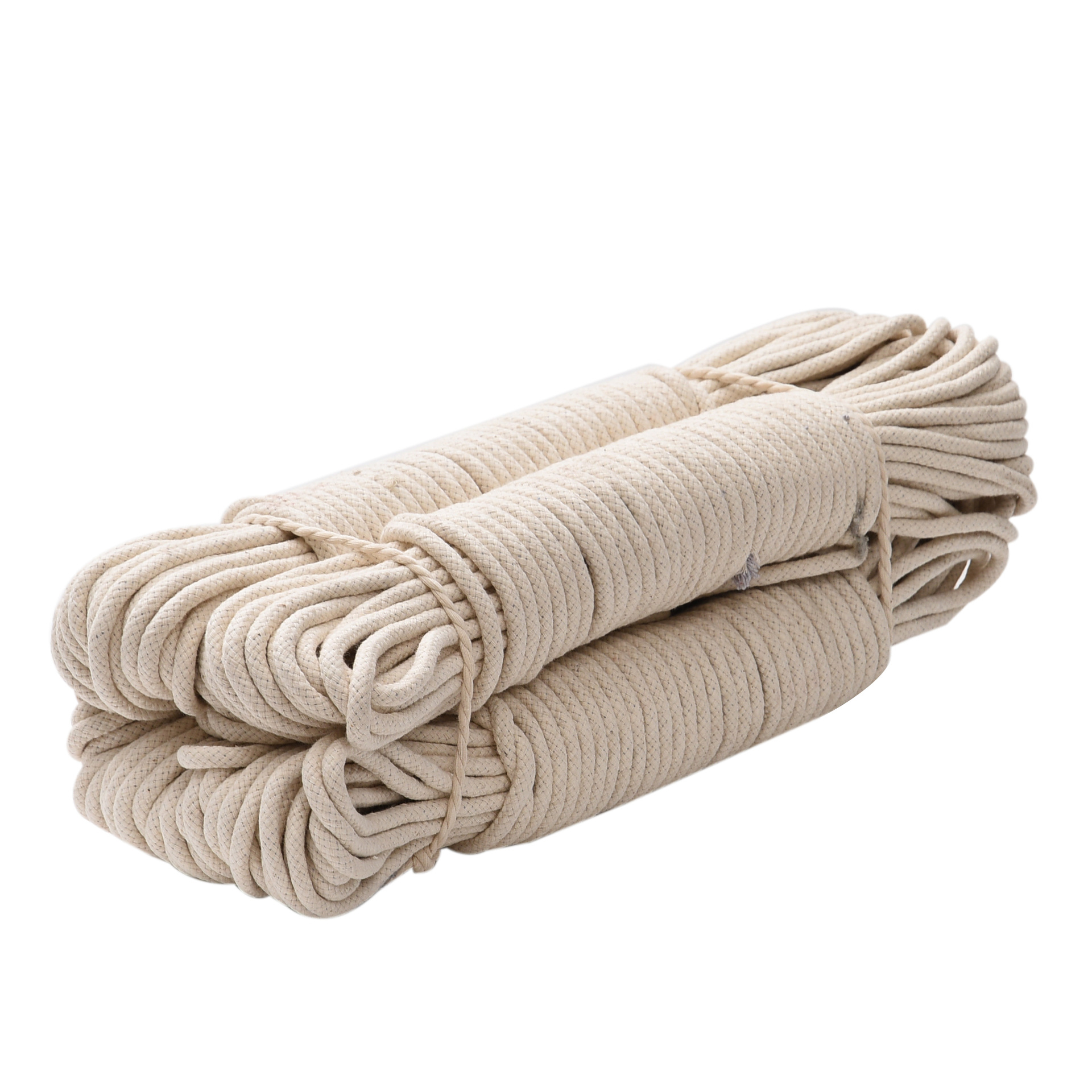 Shengguo flag rope outdoor waxed flagpole rope 4mm-12mm waxed flag rope industrial core-wrapped cotton rope Item Picture